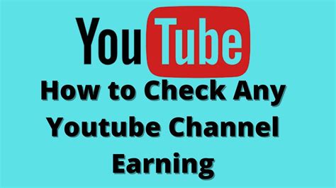 revenue chanel|check revenue of youtube channel.